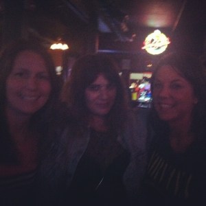 women smiling for camera