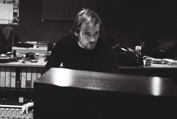 geoff barrow at mixing desk