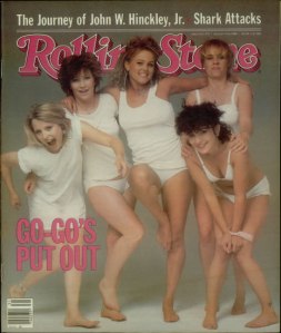 go-go's on rolling stone cover